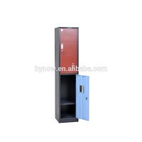 2 door metal  locker for home gym steel storage cabinets bedroom furniture customized clothes hangers cupboards locker Cheap