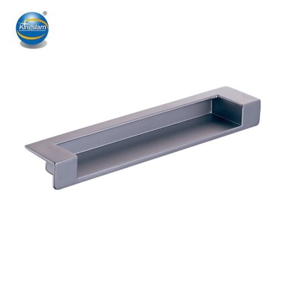 2020 New design rectangle european zinc hidden kitchen cabinet handles